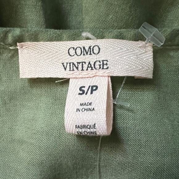 Como Vintage Babydoll Top Womens Small Sun Washed Embroidered Forest Fairy Boho - Picture 2 of 13